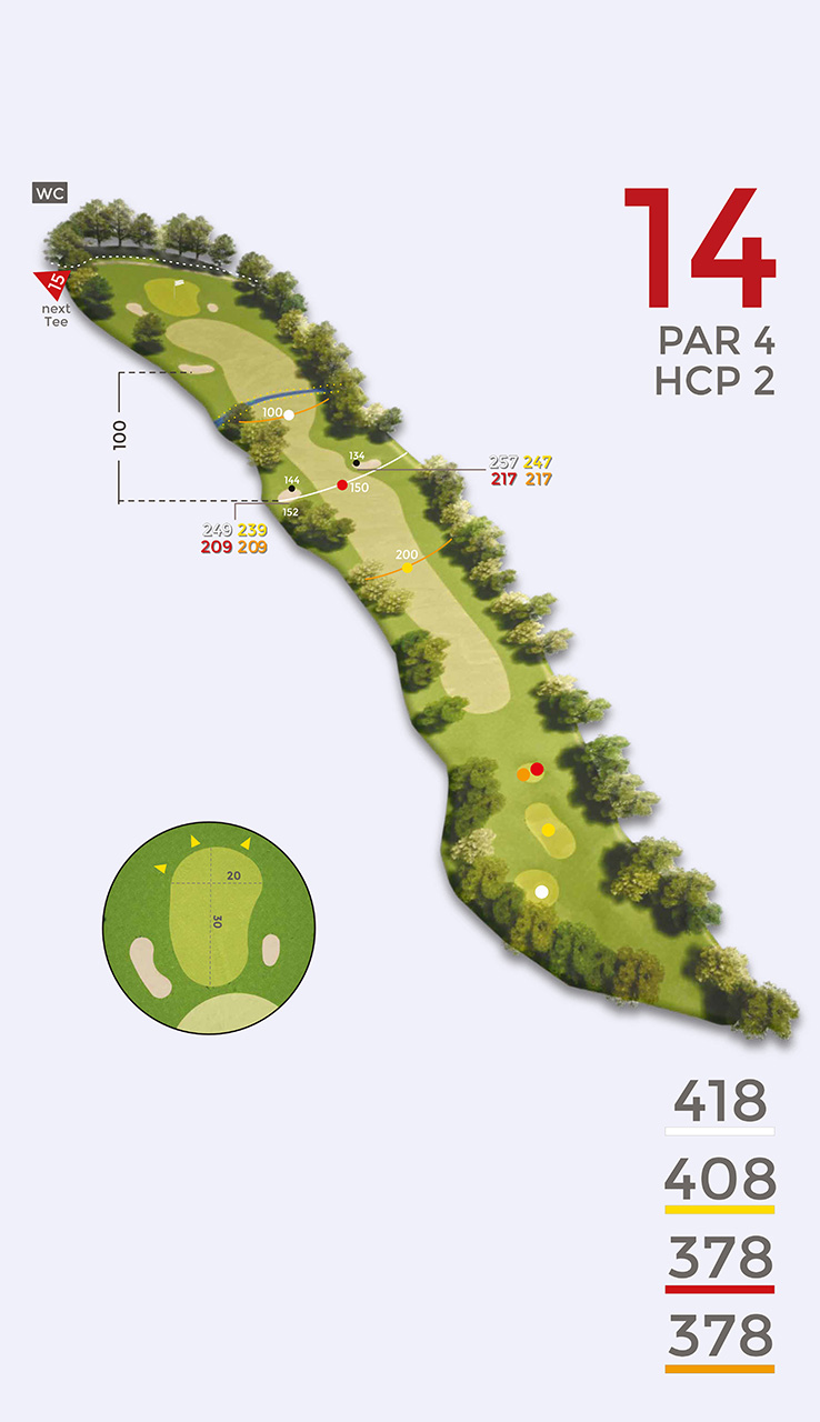 Loch 14 – Golf-Club Bad Orb Jossgrund