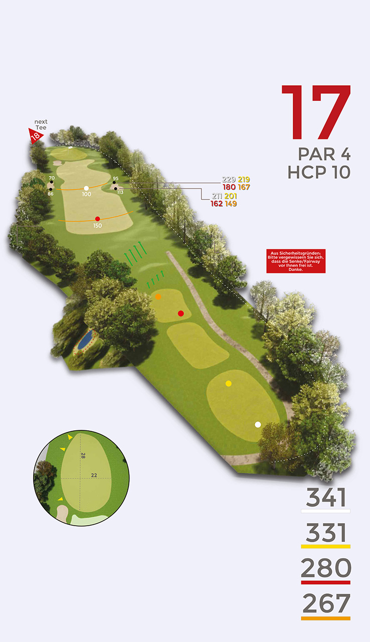 Loch 17 – Golf-Club Bad Orb Jossgrund