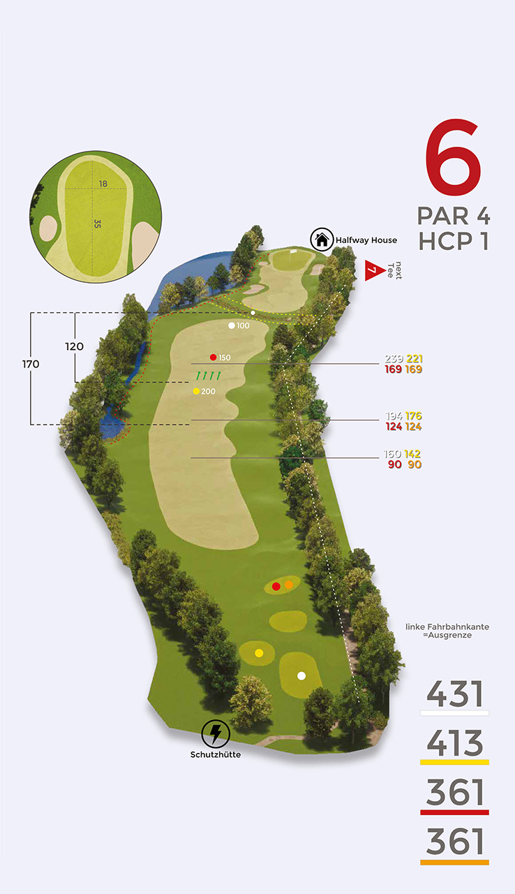 Loch 6 – Golf-Club Bad Orb Jossgrund